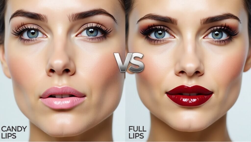 Candy lips vs full lips ?